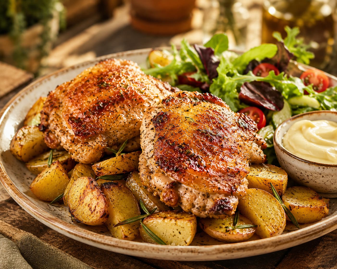 Pollo Pugliese als Tagesextra zum Musik-Abend im Atmosfera am 28. August 2026